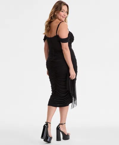 City Studios Trendy Plus Size Corset Madi Dress