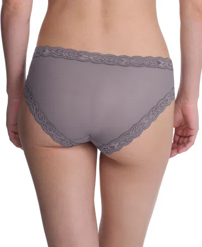 Natori Feathers Low-rise Sheer Hipster Underwear Lingerie 753023 In Blue