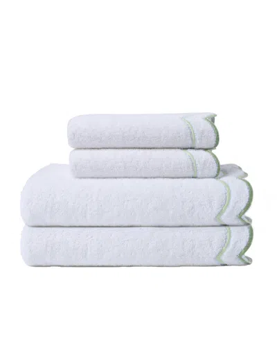 Peri Home Scallop 4-piece Towel Set