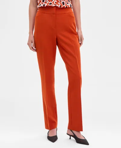 Tahari Asl Women's Mid-rise Bell-bottom Pants