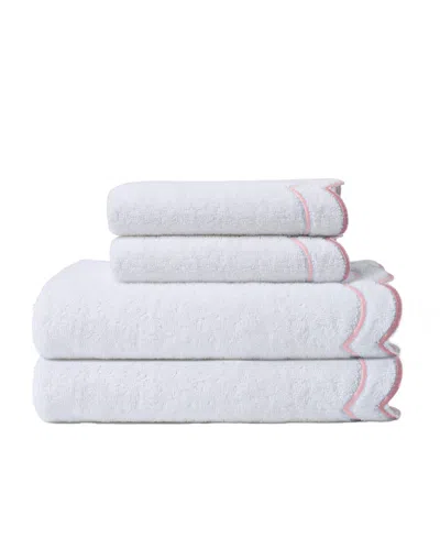 Peri Home Scallop 4-piece Towel Set