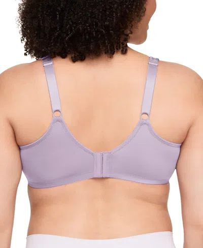 Warner's Warners Signature Support Cushioned Underwire For Support And Comfort Underwire Unlined Full-coverag In Purple