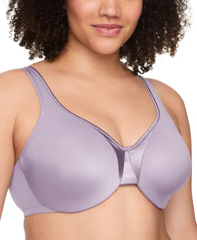 Warner's Warners Signature Support Cushioned Underwire For Support And Comfort Underwire Unlined Full-coverag In Purple