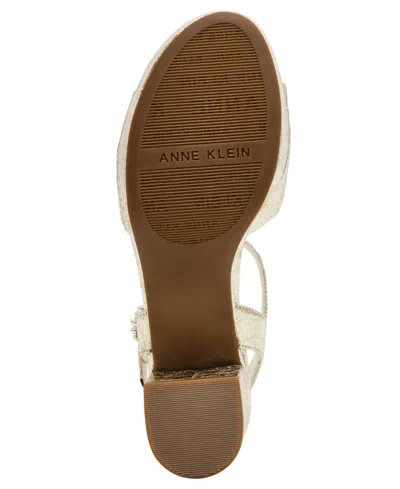Anne Klein Women's Piper Platform Block Heel Dress Sandals