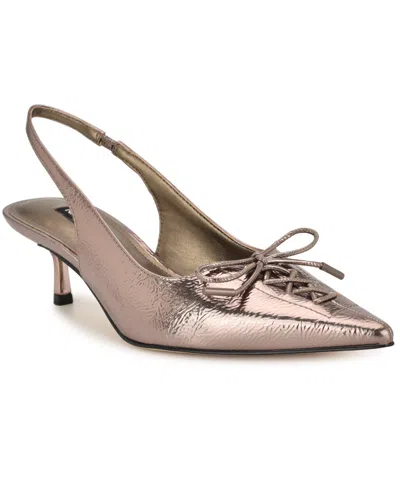Nine West Women's Anora Lace-up Slingback Pumps