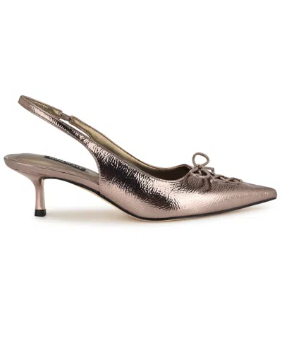 Nine West Women's Anora Lace-up Slingback Pumps