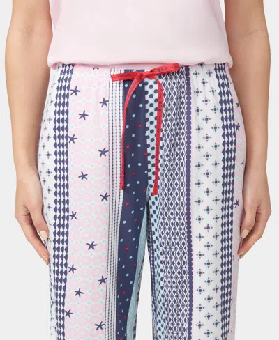 Hue Women's Seaside Stripe Bermuda Pajama Shorts