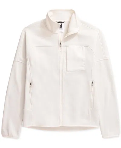 The North Face Extreme Pile Cropped Polar Fleece Sweater In Neutral