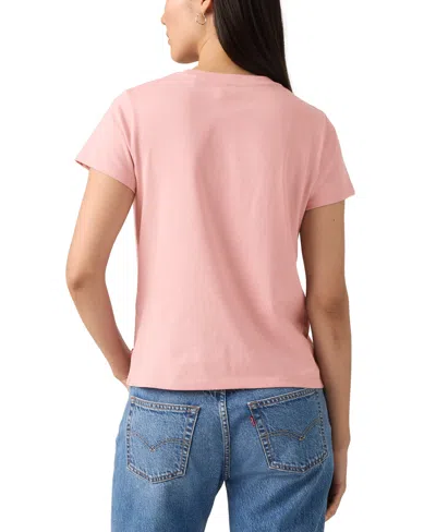 Levi's Women's Perfect Graphic Logo Cotton T-shirt In Pink