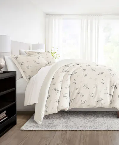 Ienjoy Home Timeless Pattern Reversible 3-pc. Duvet Cover Set, Full/queen