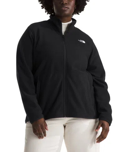 The North Face Women's Plus Size Colorblocked Zip-front Glacier Fleece Jacket