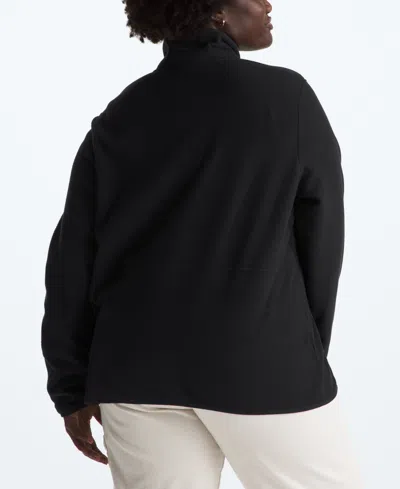 The North Face Women's Plus Size Colorblocked Zip-front Glacier Fleece Jacket