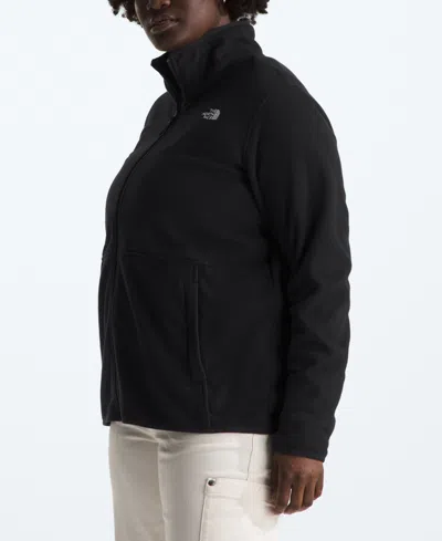 The North Face Women's Plus Size Colorblocked Zip-front Glacier Fleece Jacket