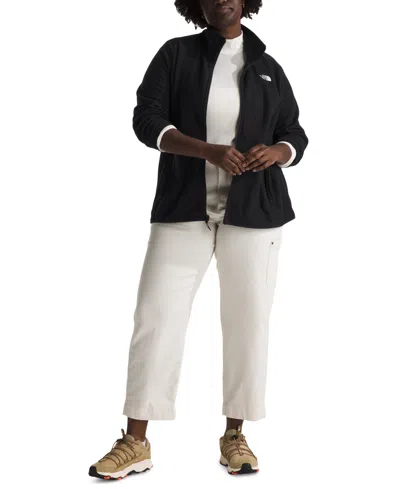 The North Face Women's Plus Size Colorblocked Zip-front Glacier Fleece Jacket