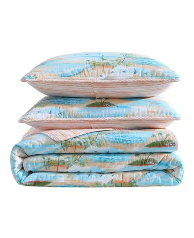 Tommy Bahama Bon Voyage Cotton Reversible 2-pc. Quilt Set, Twin