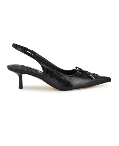 Nine West Women's Anora Lace-up Slingback Pumps