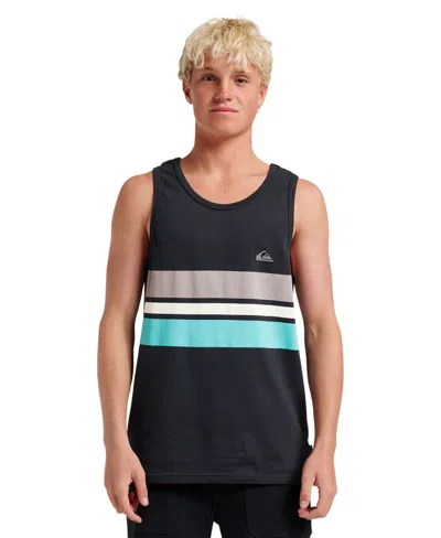 Quiksilver Men's Original Stripe Tank Top In Black