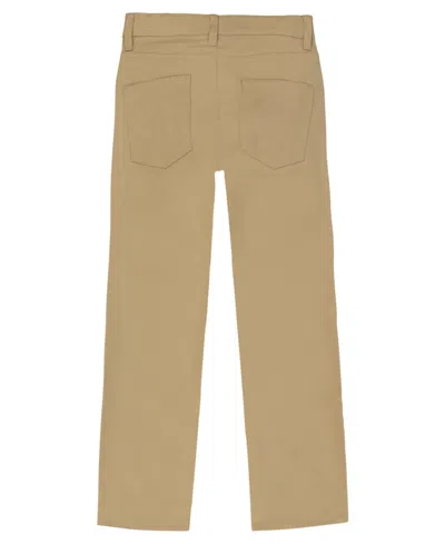 Nautica Little Boys Uniform 5 Pocket Stretch Twill Pants In Gold
