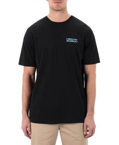 Hurley Men's Throwback Fill Short Sleeve T-shirt In Black