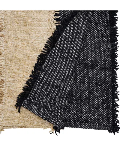 Saro Lifestyle Color Cascade Fringed Table Runner, 16" X 72"