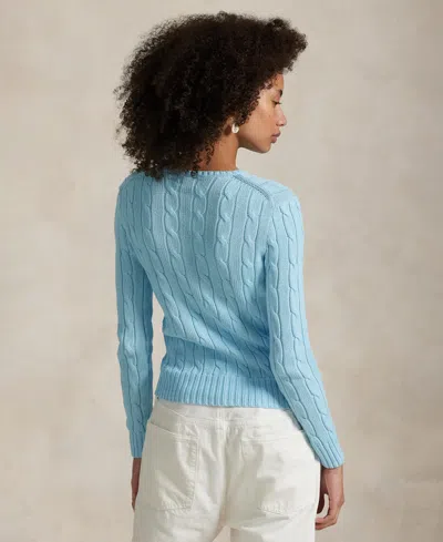 Polo Ralph Lauren Women's Cable-knit Cotton Crewneck Sweater