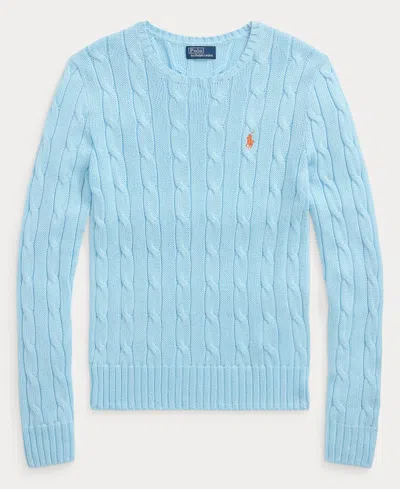 Polo Ralph Lauren Women's Cable-knit Cotton Crewneck Sweater
