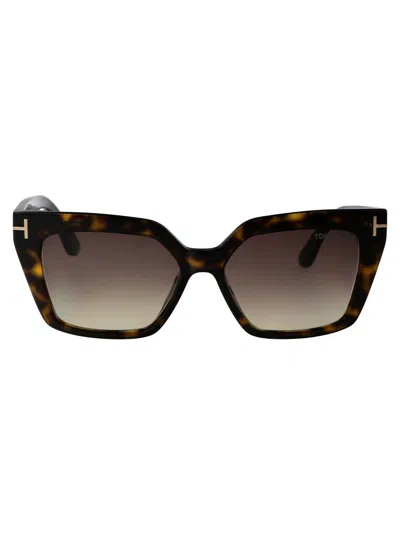 Tom Ford Winona Sunglasses In Neutral