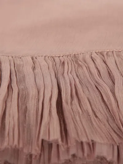 Maria Lucia Hohan Silk Stole In Crã¨me Brulã©e In Brown