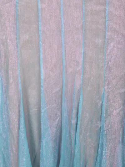 Maria Lucia Hohan Flowing Maxi Dress With Sweetheart Neckline In Blue