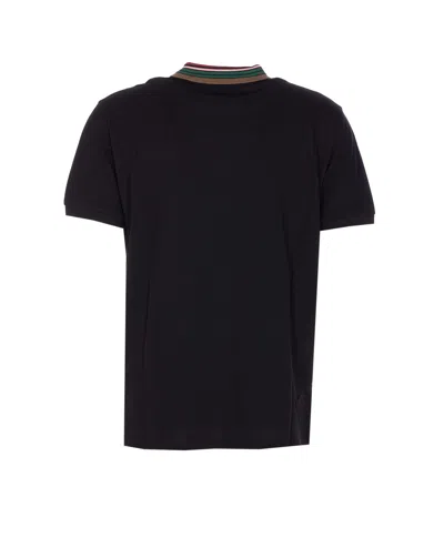 Vivienne Westwood Classic Cotton Pique Polo Shirt In Black