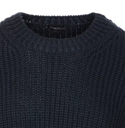 Tom Ford Alpaca Blend Is Crew Neck Sweater Clothing In Black