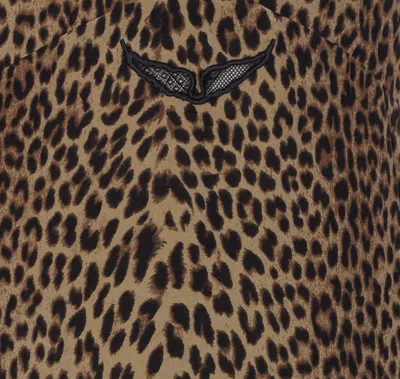 Zadig & Voltaire Ramelil Soft Leopard Print Dress In Animal Print