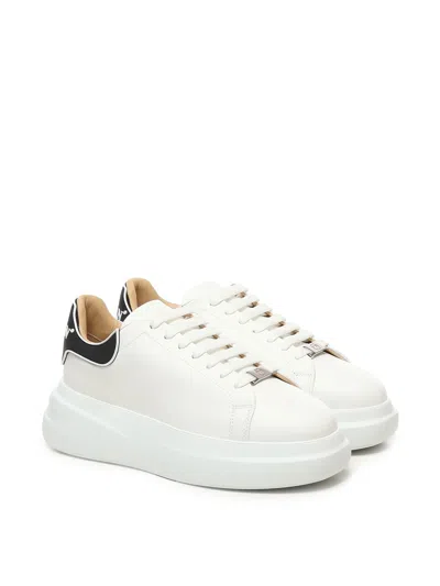 Philipp Plein Low-top Sneakers With Calf Leather Upper In White