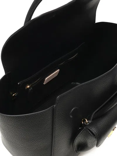 Coccinelle Beat Leather Tote Bag In Black
