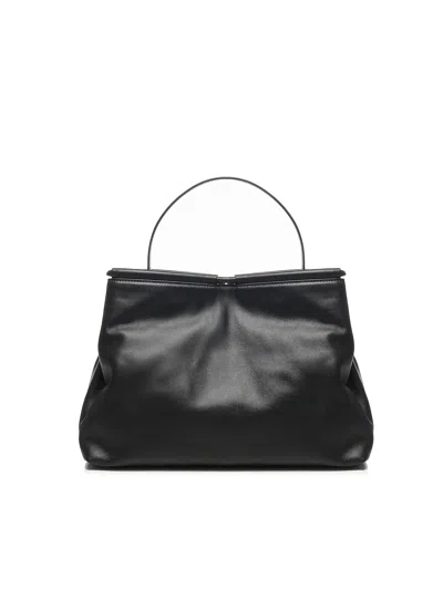 Coccinelle Ring-detail Top-handle Bag In Black