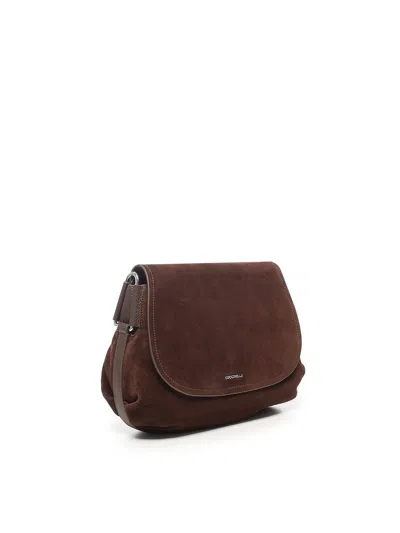 Coccinelle Suede Leather Shoulder Bag