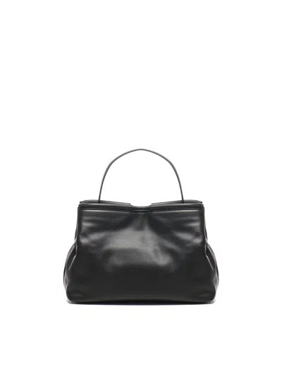 Coccinelle Ring-detail Top-handle Bag In Black
