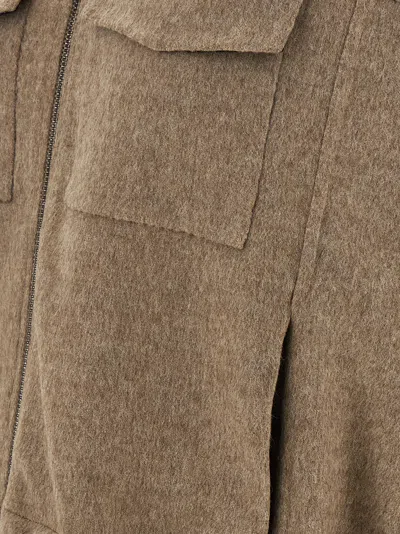 Brunello Cucinelli Shiny Zipper Pull Vest