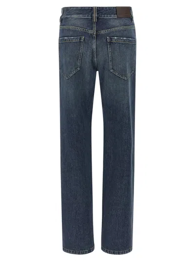 Brunello Cucinelli The Column Jeans Blue In Blue