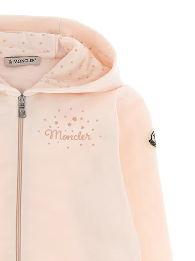 Moncler Complete Hoodie + Leggings In Pink