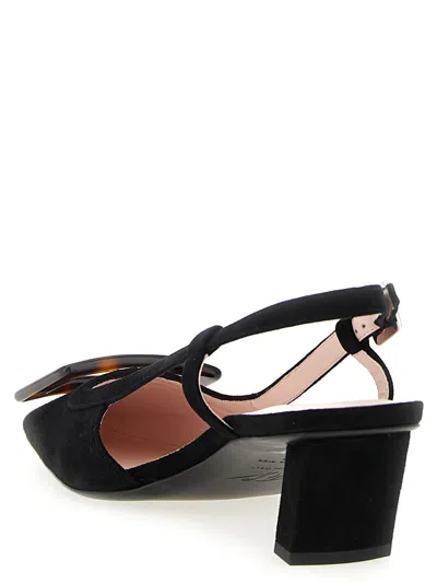 Roger Vivier Vivier Slingback Pumps Turtle Buckle Detail In Black
