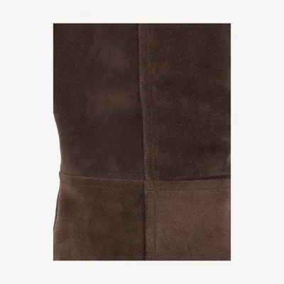 Paris Texas 100mm Lavinia Suede Pointed-toe Knee-high Boots In Brown