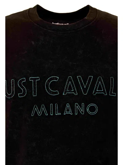 Just Cavalli T-shirt In Black