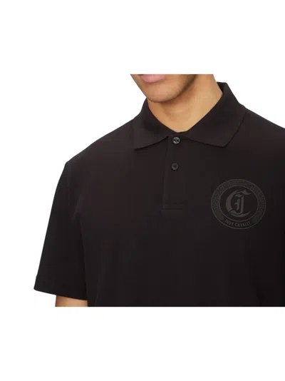 Just Cavalli Mens Polo Shirt In Brown