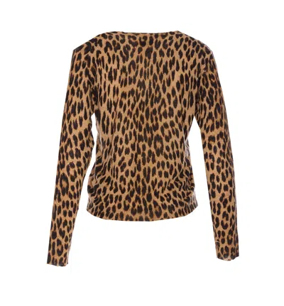 Zadig & Voltaire Manala Leo Print Cardigan In Animal Print