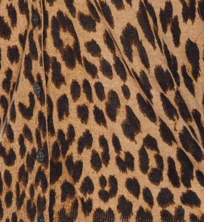 Zadig & Voltaire Manala Leo Print Cardigan In Animal Print