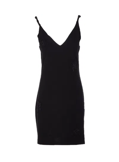 Zadig & Voltaire Stella Bc Patch Strass Dress In Black