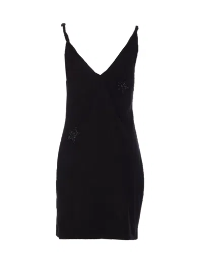Zadig & Voltaire Stella Bc Patch Strass Dress In Black