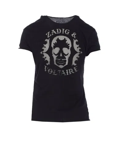 Zadig & Voltaire Story Fishnet Skull T-shirt