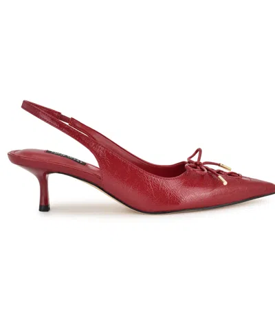Nine West Women's Anora Lace-up Slingback Pumps